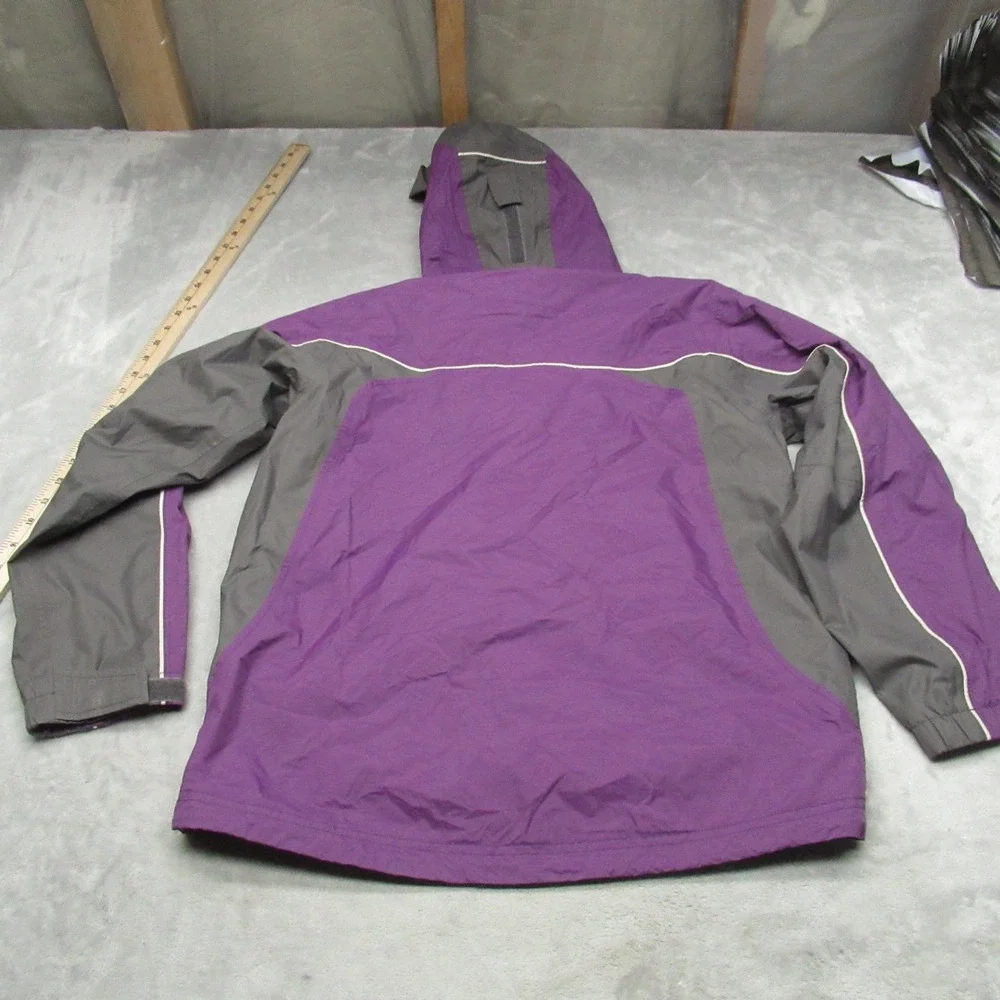 REI Jacket Kids XL 16/18 Purple Elements E1 Wind Rain Lightweight Windbreaker‎